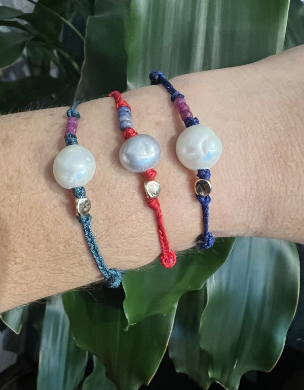 PULSERA DE PERLA CULTIVADA AJUSTABLE - Image 2