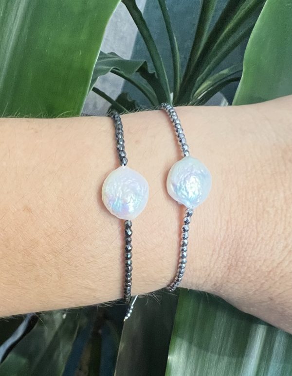 PULSERA DE PERLA PLANA CULTIVADA - Image 2