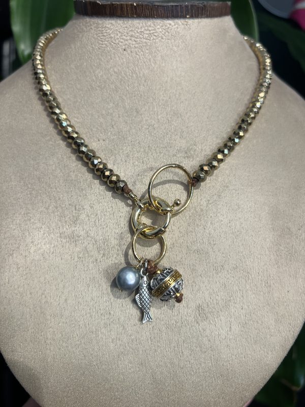 COLLAR CON DIJES  Y HEMATITA - Image 2