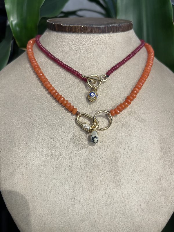COLLAR DE AGATA FACETADA