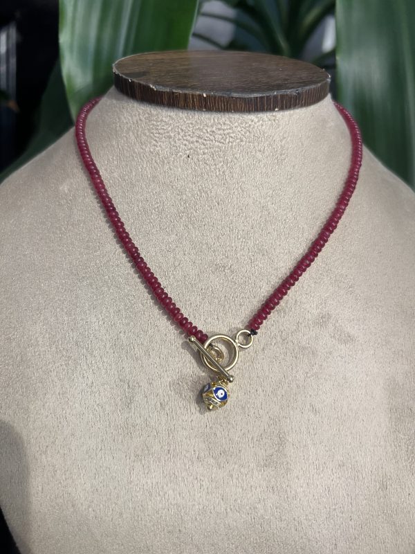 COLLAR DE AGATA RONDEL - Image 2
