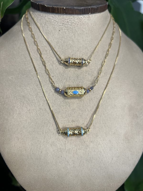 COLLAR DIJE CHAPA DE ORO